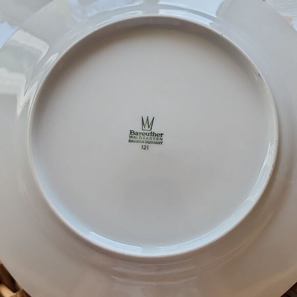 Vintage Set Of 5 Floral & Fruit Salad/Dessert Or Wall Decor Plates - Picture 9 of 10